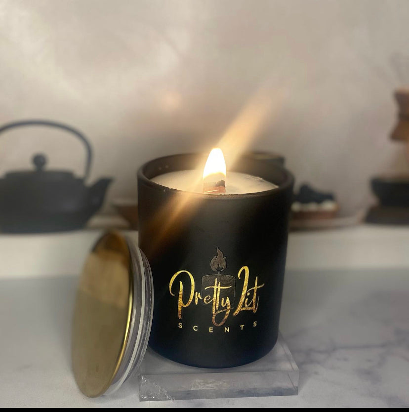 Pretty Lit Candle