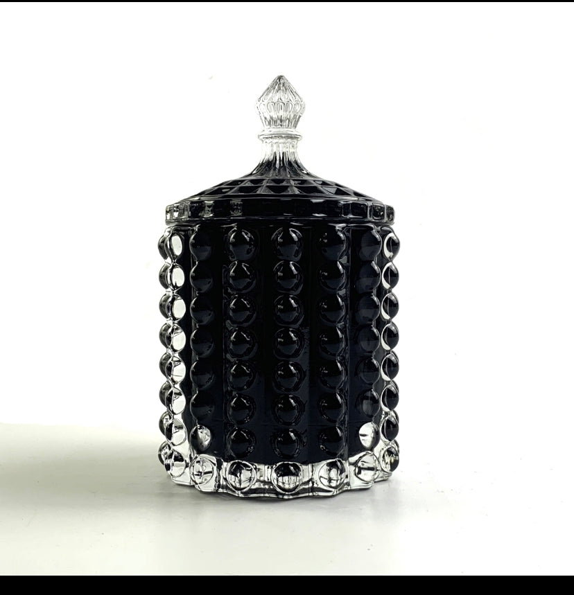 Luxury Black Bubble Deco Blackberry Sage